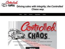 Tablet Screenshot of controlledchaos.com